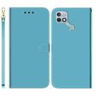 For Infinix Hot 10i / Smart 5 Pro X659B / PR652B / S658E Imitated Mirror Surface Horizontal Flip Leather Phone Case(Blue) - 1