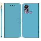 For Infinix Hot 11s X6812 Imitated Mirror Surface Horizontal Flip Leather Phone Case(Blue) - 1