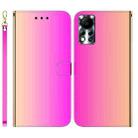 For Infinix Hot 11S NFC X6812B Imitated Mirror Surface Horizontal Flip Leather Phone Case(Gradient Color) - 1