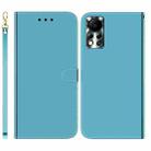 For Infinix Hot 11S NFC X6812B Imitated Mirror Surface Horizontal Flip Leather Phone Case(Blue) - 1