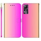 For Infinix Note 11 Imitated Mirror Surface Horizontal Flip Leather Phone Case(Gradient Color) - 1