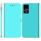 For Infinix Zero X / X Pro Imitated Mirror Surface Horizontal Flip Leather Phone Case(Mint Green) - 1