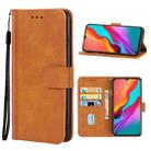 Leather Phone Case For Infinix Hot 12i(Brown) - 1