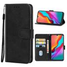 Leather Phone Case For Infinix Hot 12i(Black) - 1