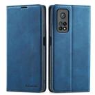 For Xiaomi Redmi Note 11 4G Global Forwenw Dream Series Oil Edge Strong Magnetism Leather Phone Case(Blue) - 1