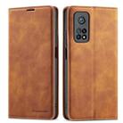 For Xiaomi Redmi Note 11 4G Global Forwenw Dream Series Oil Edge Strong Magnetism Leather Phone Case(Brown) - 1