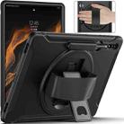 For Samsung Galaxy Tab S8 Ultra Shockproof TPU + PC Tablet Case(Black) - 1
