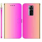 For Tecno Phantom X Imitated Mirror Surface Horizontal Flip Leather Phone Case(Gradient Color) - 1