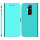 For Tecno Phantom X Imitated Mirror Surface Horizontal Flip Leather Phone Case(Mint Green) - 1