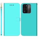 For Tecno Spark Go 2022 / Spark 8C Imitated Mirror Surface Horizontal Flip Leather Phone Case(Mint Green) - 1