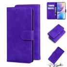 For OnePlus 8 Pro Skin Feel Pure Color Flip Leather Phone Case(Purple) - 1