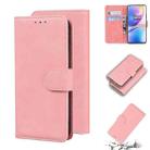 For OnePlus 8 Pro Skin Feel Pure Color Flip Leather Phone Case(Pink) - 1