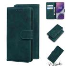 For OnePlus 8T Skin Feel Pure Color Flip Leather Phone Case(Green) - 1