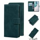 For OnePlus Nord N10 5G Skin Feel Pure Color Flip Leather Phone Case(Green) - 1