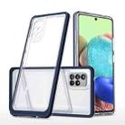 For Samsung Galaxy A71 5G Clear Acrylic+PC+TPU Shockproof Phone Case(Navy Blue) - 1