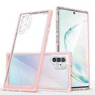 For Samsung Galaxy Note10+ Clear Acrylic+PC+TPU Shockproof Phone Case(Pink) - 1