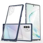For Samsung Galaxy Note10+ Clear Acrylic+PC+TPU Shockproof Phone Case(Navy Blue) - 1