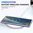 For Samsung Galaxy Note20 Clear Acrylic+PC+TPU Shockproof Phone Case(Purple) - 6