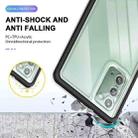 For Samsung Galaxy Note20 Clear Acrylic+PC+TPU Shockproof Phone Case(Black) - 5