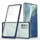 For Samsung Galaxy Note20 Clear Acrylic+PC+TPU Shockproof Phone Case(Navy Blue) - 1