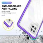 For Samsung Galaxy A42 5G Clear Acrylic+PC+TPU Shockproof Phone Case(Purple) - 5