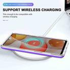 For Samsung Galaxy A42 5G Clear Acrylic+PC+TPU Shockproof Phone Case(Purple) - 6