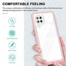 For Samsung Galaxy A42 5G Clear Acrylic+PC+TPU Shockproof Phone Case(Pink) - 2