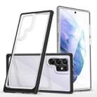 For Samsung Galaxy S22+ 5G Clear Acrylic+PC+TPU Shockproof Phone Case(Black) - 1