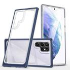 For Samsung Galaxy S22+ 5G Clear Acrylic+PC+TPU Shockproof Phone Case(Navy Blue) - 1