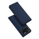 For Xiaomi Poco M4 Pro 4G DUX DUCIS Skin Pro Series Shockproof Leather Phone Case(Blue) - 1