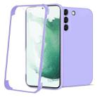 For Samsung Galaxy S22+ 5G Imitation Liquid Silicone 360 Full Body Phone Case(Purple) - 1