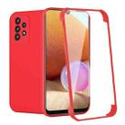 For Samsung Galaxy A32 4G Imitation Liquid Silicone 360 Full Body Phone Case(Red) - 1