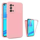 For OPPO A52 / A92 / A72 4G Imitation Liquid Silicone 360 Full Body Phone Case(Pink) - 1