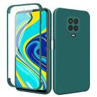 For Xiaomi Redmi Note 9S / Note 9 Pro Imitation Liquid Silicone 360 Full Body Phone Case(Deep Green) - 1