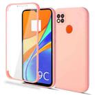 For Xiaomi Redmi 9C Imitation Liquid Silicone 360 Full Body Phone Case(Pink) - 1