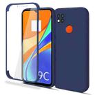 For Xiaomi Redmi 9C Imitation Liquid Silicone 360 Full Body Phone Case(Blue) - 1