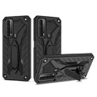 For Huawei P Smart 2021 / Y7a Shockproof TPU + PC Phone Case(Black) - 1