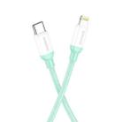 Borofone BX68 2.4A USB-C / Type-C to 8 Pin PD Charging Data Cable, Length:1m(Green) - 1