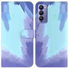 For Tecno Camon 18 / 18P Watercolor Pattern Horizontal Flip Leather Phone Case(Winter Snow) - 1