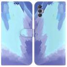 For Tecno Spark 8P Watercolor Pattern Horizontal Flip Leather Phone Case(Winter Snow) - 1