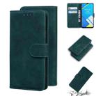 For OPPO A1K/Realme C2 Skin Feel Pure Color Flip Leather Phone Case(Green) - 1