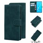 For OPPO A52/A92/A72 Skin Feel Pure Color Flip Leather Phone Case(Green) - 1
