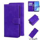 For OPPO A53/A33 Skin Feel Pure Color Flip Leather Phone Case(Purple) - 1