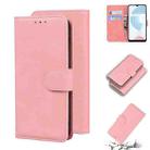 For OPPO Realme C21 Skin Feel Pure Color Flip Leather Phone Case(Pink) - 1