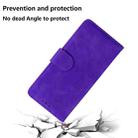 For OPPO Realme GT 5G Skin Feel Pure Color Flip Leather Phone Case(Purple) - 5