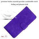 For OPPO Realme GT 5G Skin Feel Pure Color Flip Leather Phone Case(Purple) - 6