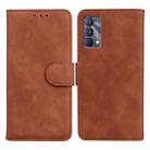 For OPPO Realme GT Master Skin Feel Pure Color Flip Leather Phone Case(Brown) - 1