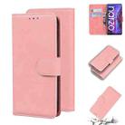 For OPPO Realme Narzo 30 Pro 5G/V5 Skin Feel Pure Color Flip Leather Phone Case(Pink) - 1