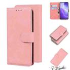 For OPPO Reno5 4G/Reno5 5G/Reno5 K/Find X3 Lite Skin Feel Pure Color Flip Leather Phone Case(Pink) - 1