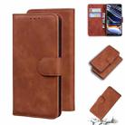 For OPPO Realme 7 Pro Skin Feel Pure Color Flip Leather Phone Case(Brown) - 1